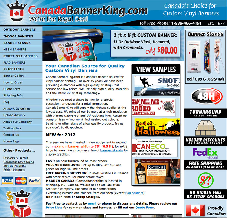 CanadaBannerKing.com